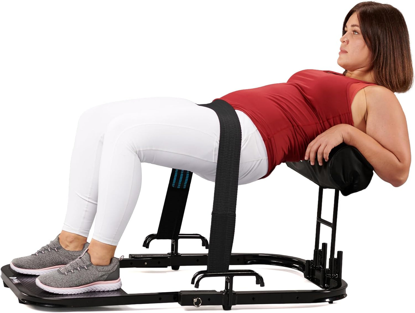 Gluteblast Hip Thrust Machine - Premium Squat & Glute Machine Workout Equipment for at Home Gym 