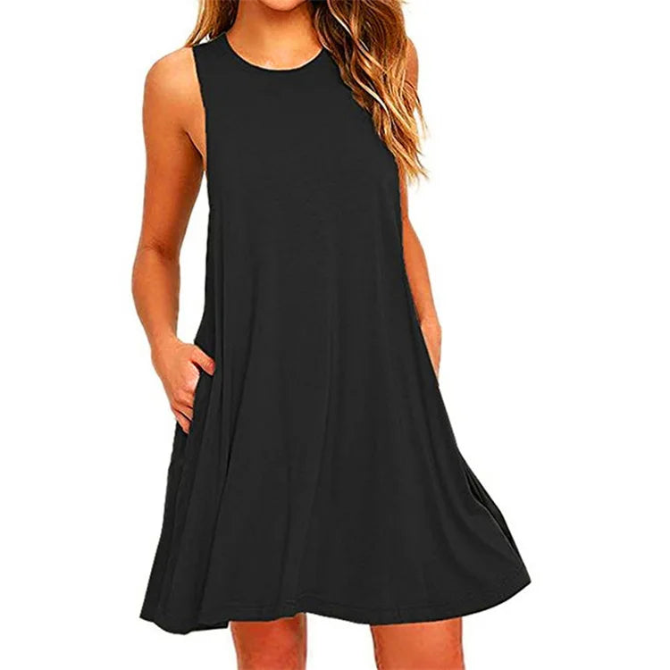 Women's T-Shirt Dresses With Pockets