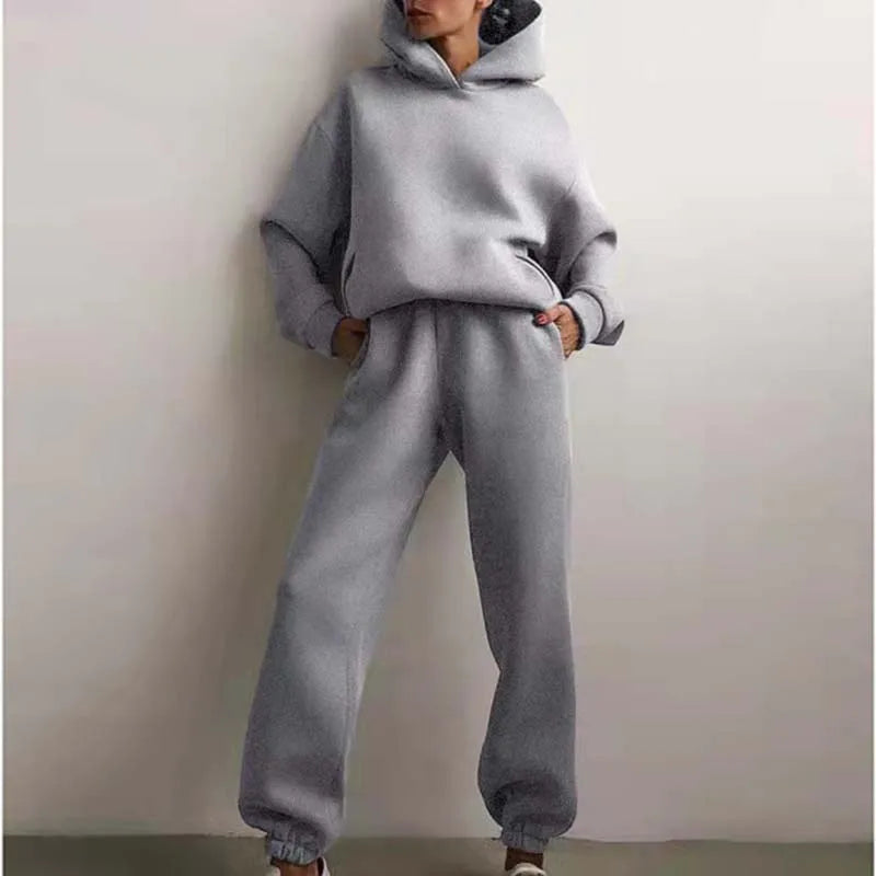 Comfortable Women's Fleece Sweatshirt Sets