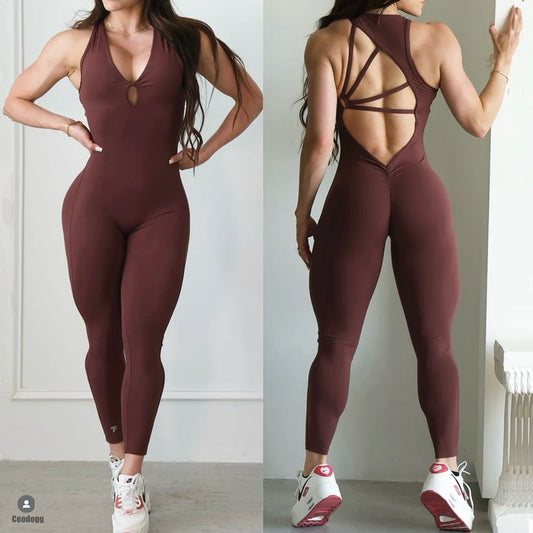 Jumpsuit Sport Women Yoga Set