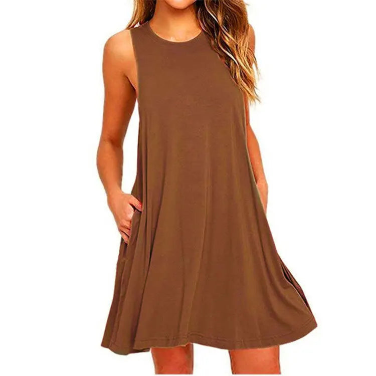 Women's T-Shirt Dresses With Pockets