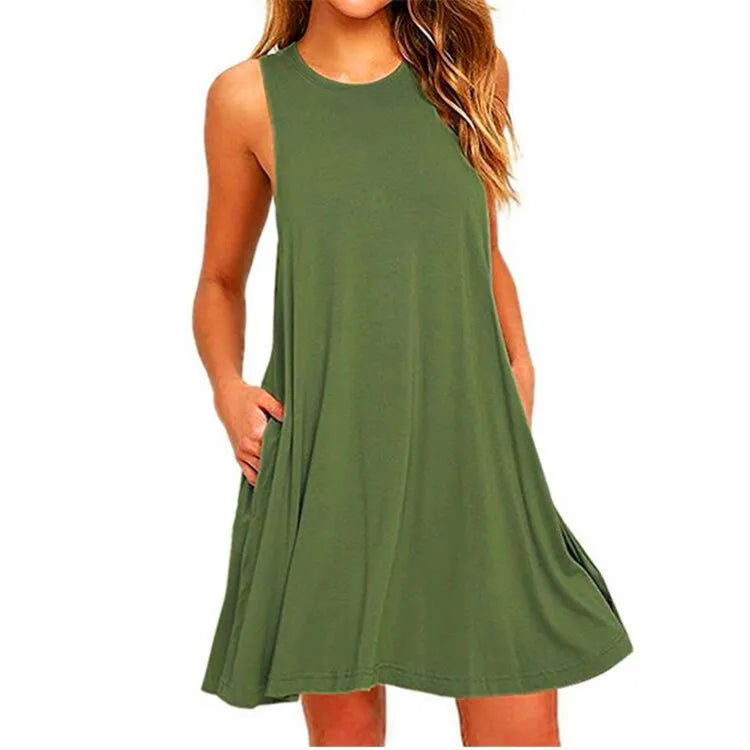 Women's T-Shirt Dresses With Pockets