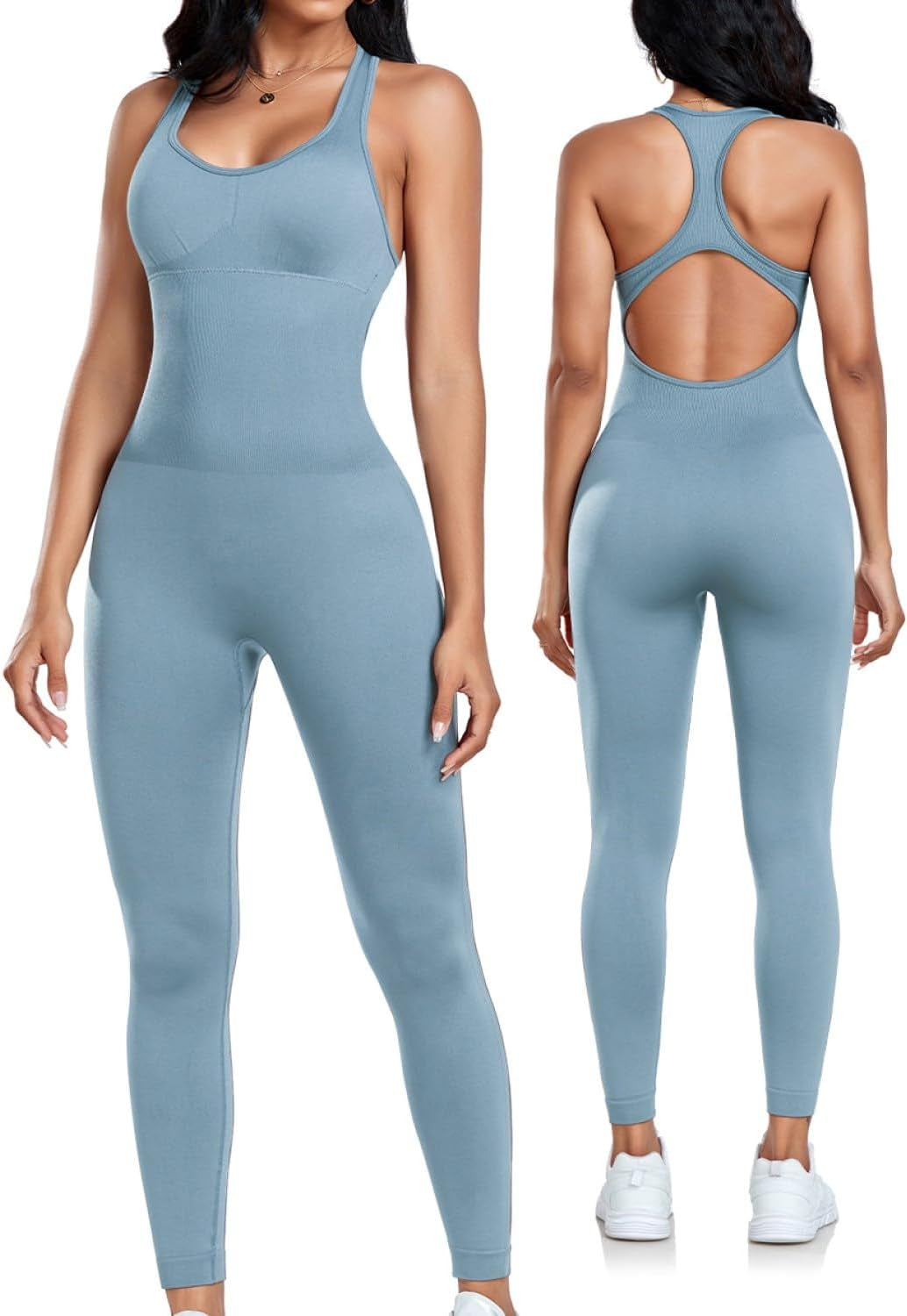 Sexy Women's Gym Jumpsuit Bodycon 